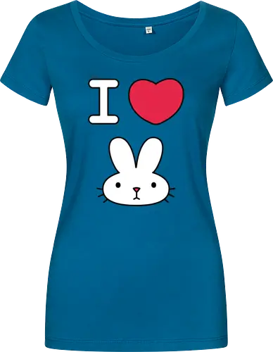 I Love Bunny – Cute Minimal Rabbit Illustration