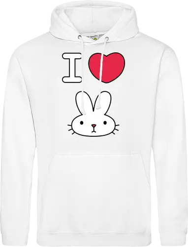 I Love Bunny – Cute Minimal Rabbit Illustration