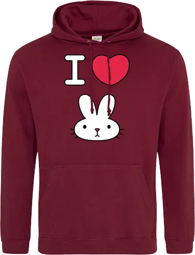 I Love Bunny – Cute Minimal Rabbit Illustration