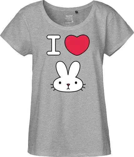 I Love Bunny – Cute Minimal Rabbit Illustration