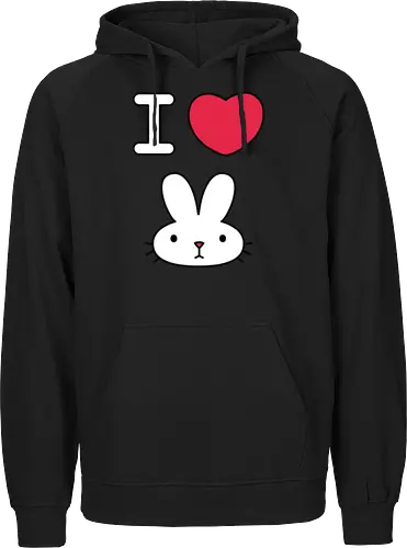 I Love Bunny – Cute Minimal Rabbit Illustration