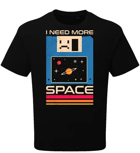 I Need More Space Retro Floppy Disk 