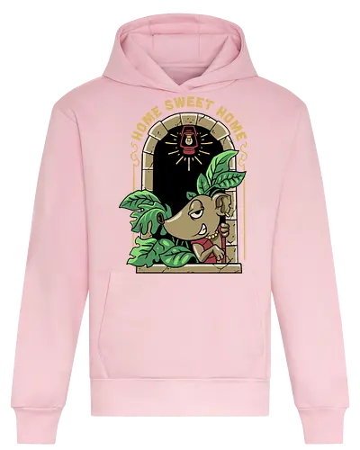 home sweet home  - introvert, trap, mouse, rat, animal, house, home, home sweet home, cool, campfire, hiking, camping, fun, funny, nature, indoor - Heavyweight Hoodie