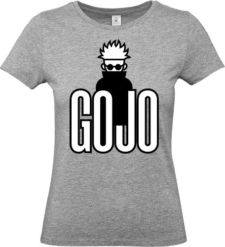 The Limitless Sorcerer - anime streetwear, strongest sorcerer, Japanese pop culture, Gojo Satoru, Jujutsu, minimalist anime shirt, black and white manga art, Gojo silhouette, JJK apparel, minimalist graphic tee, Satoru Gojo merch, clean anime design, manga silhouette, geek fashion - Standard T-Shirt (Frauen)