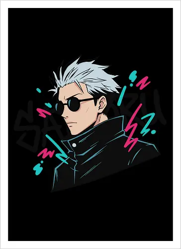 90s Retro Graffiti Anime