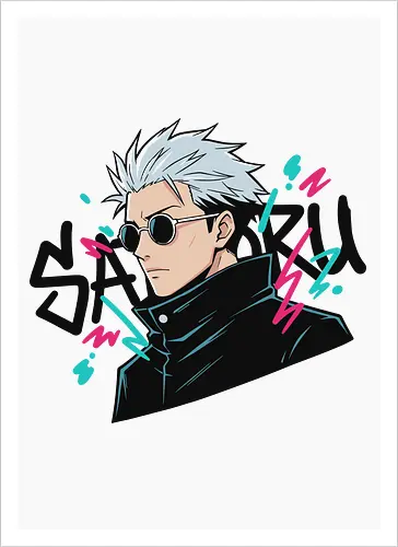 90s Retro Graffiti Anime