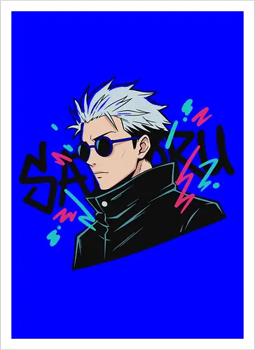 90s Retro Graffiti Anime