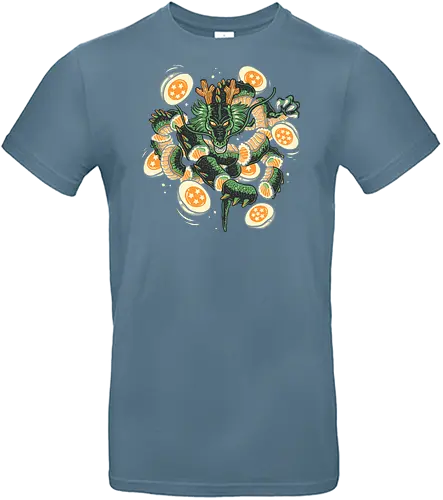 Spirit of Sushi - Sushi, anime, mash up, Manga, funny, humor, food, animation, animated - Standard T-Shirt