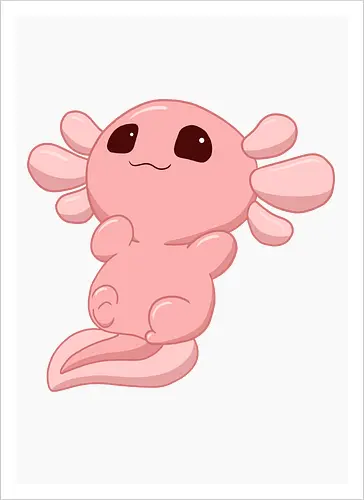 Süßes Axolotl