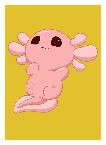 Süßes Axolotl