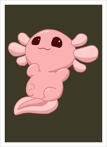 Süßes Axolotl
