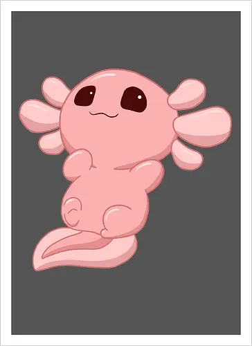 Süßes Axolotl
