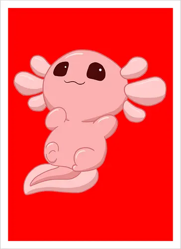 Süßes Axolotl