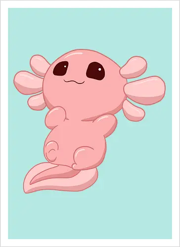 Süßes Axolotl