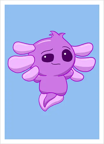 Verschmitztes Axolotl