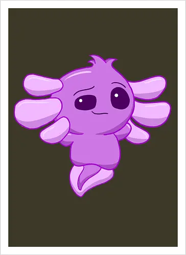 Verschmitztes Axolotl