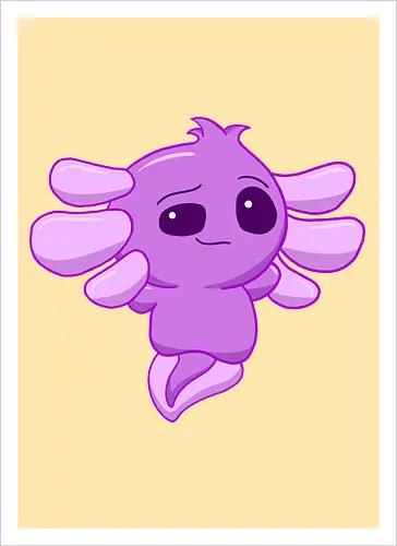 Verschmitztes Axolotl