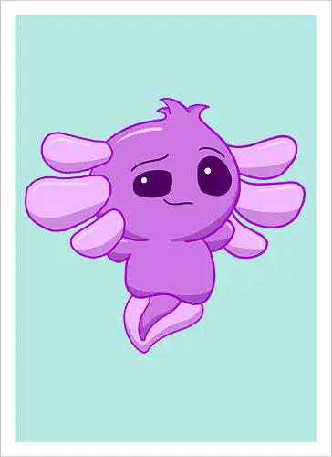 Verschmitztes Axolotl