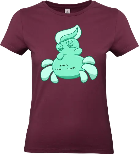 Entspanntes Axolotl - Axolotl, Axl, cute, Cartoon, comic, Tier, Wasser, Water, rosa, lila, violet, türkis, grün - Standard T-Shirt (Frauen)