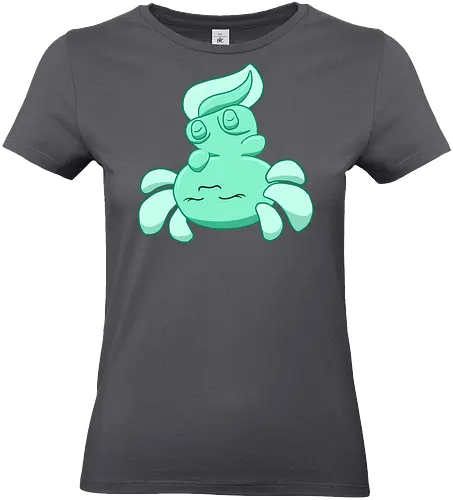 Entspanntes Axolotl - Axolotl, Axl, cute, Cartoon, comic, Tier, Wasser, Water, rosa, lila, violet, türkis, grün - Standard T-Shirt (Frauen)