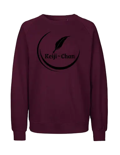 Keiji~Chan Logo (schwarz) - Logo, Symbol, Keiji-Chan, Keiji, Chan - Fairtrade Sweatshirt