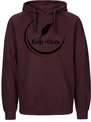 Keiji~Chan Logo (schwarz) - Logo, Symbol, Keiji-Chan, Keiji, Chan - Fairtrade Hoodie
