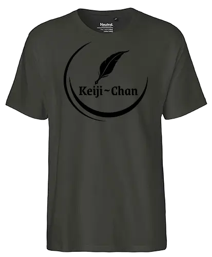 Keiji~Chan Logo (schwarz) - Logo, Symbol, Keiji-Chan, Keiji, Chan - Fairtrade T-Shirt