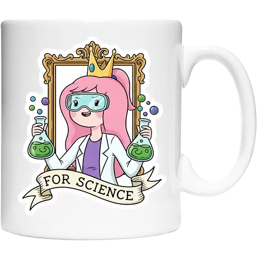 Für die Wissenschaft! Rosa Prinzessin als Wissenschaftlerin