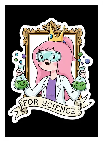 Für die Wissenschaft! Rosa Prinzessin als Wissenschaftlerin