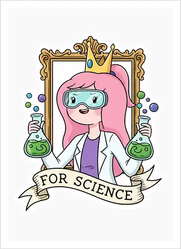 Für die Wissenschaft! Rosa Prinzessin als Wissenschaftlerin