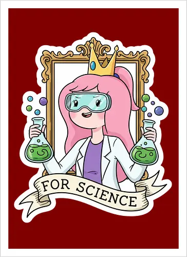 Für die Wissenschaft! Rosa Prinzessin als Wissenschaftlerin