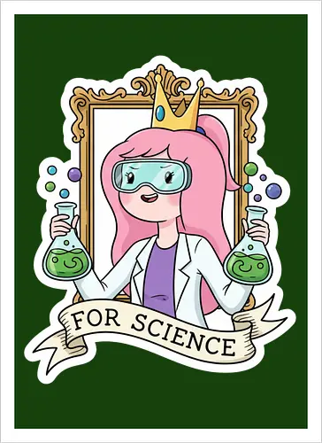 Für die Wissenschaft! Rosa Prinzessin als Wissenschaftlerin