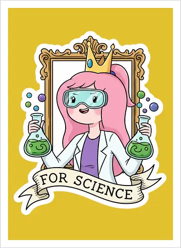 Für die Wissenschaft! Rosa Prinzessin als Wissenschaftlerin