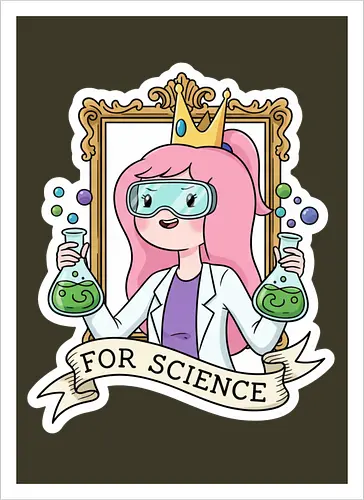 Für die Wissenschaft! Rosa Prinzessin als Wissenschaftlerin