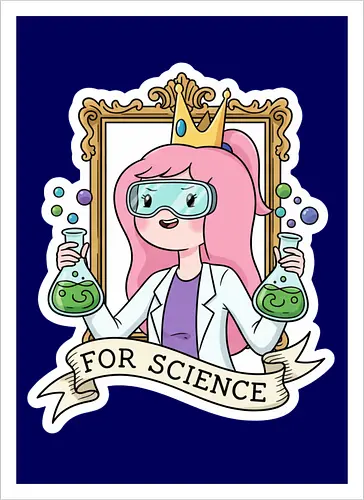 Für die Wissenschaft! Rosa Prinzessin als Wissenschaftlerin