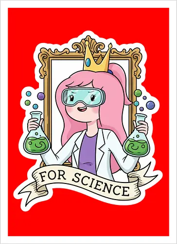 Für die Wissenschaft! Rosa Prinzessin als Wissenschaftlerin