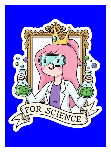 Für die Wissenschaft! Rosa Prinzessin als Wissenschaftlerin