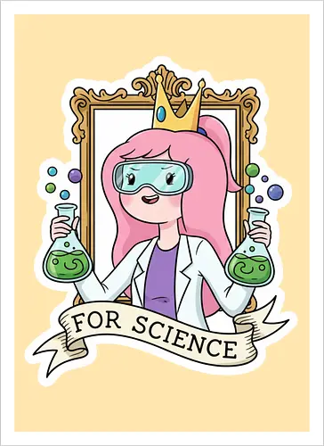 Für die Wissenschaft! Rosa Prinzessin als Wissenschaftlerin