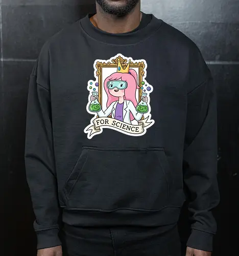 Für die Wissenschaft! Rosa Prinzessin als Wissenschaftlerin