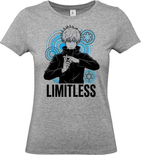 Limitless Power - Jujutsu Sorcerer Domain Art - Satoru Gojo, Jujutsu, Limitless technique, Gojo Satoru shirt, anime apparel, JJK merch, strongest sorcerer, domain expansion, anime streetwear, blue eyes anime, manga graphic tee, Japanese pop culture, Jujutsu sorcerer art, infinity circles, geek fashion - Standard T-Shirt (Frauen)