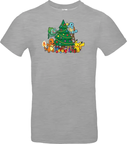 Pocket Christmas Tree Helpers - Festive Kanto Starters Design