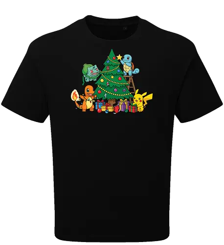 Pocket Christmas Tree Helpers - Festive Kanto Starters Design