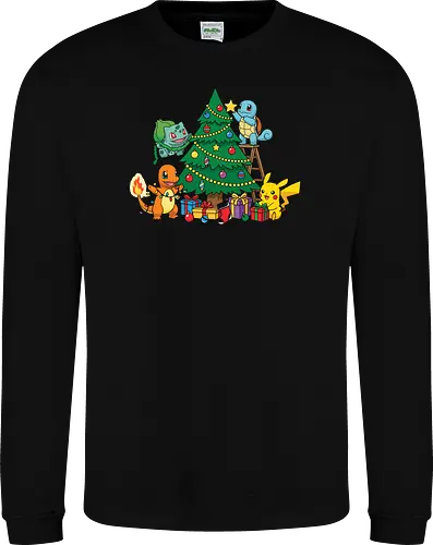 Pocket Christmas Tree Helpers - Festive Kanto Starters Design