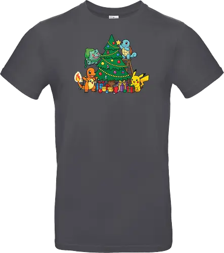 Pocket Christmas Tree Helpers - Festive Kanto Starters Design