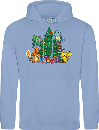 Pocket Christmas Tree Helpers - Festive Kanto Starters Design