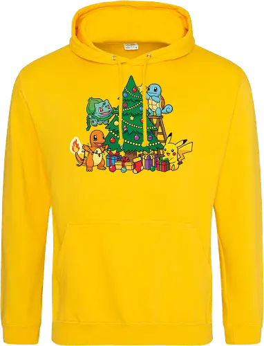 Pocket Christmas Tree Helpers - Festive Kanto Starters Design