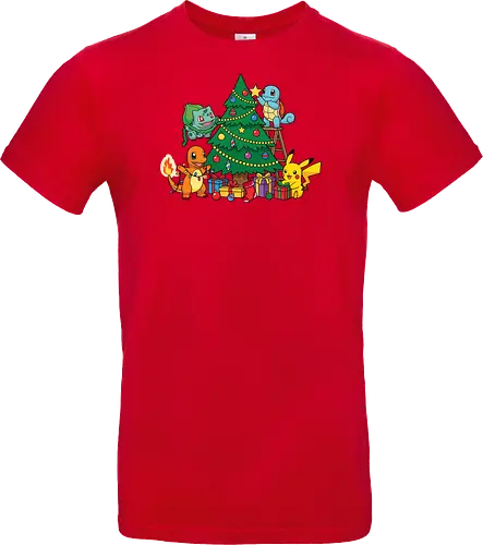 Pocket Christmas Tree Helpers - Festive Kanto Starters Design