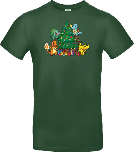 Pocket Christmas Tree Helpers - Festive Kanto Starters Design