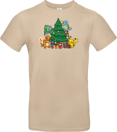 Pocket Christmas Tree Helpers - Festive Kanto Starters Design