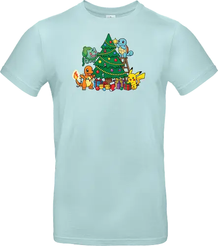 Pocket Christmas Tree Helpers - Festive Kanto Starters Design